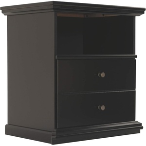 image:imageSignature Design by Ashley Maribel Full Size Traditional Panel Bed Black2drawer