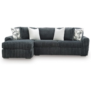 image:imageSignature Design by Ashley MidnightMadness Jumbo Corduroy Chair and a HalfGrey