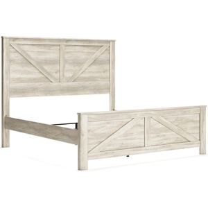 image:imageSignature Design by Ashley Modern Farmhouse Queen Bed FrameKing Crossbuck Panel Bed