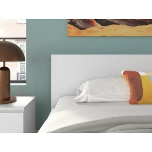 image:imageSignature Design by Ashley Modern King Panel Headboard Only Solid WhiteWhite