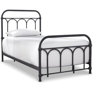 image:imageSignature Design by Ashley Nashburg Full Metal Farmhouse Bed Frame BlackBlack