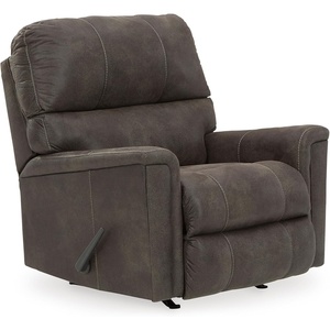 image:imageSignature Design by Ashley Navi 1Piece Rocker Recliner Smoke Faux Leather