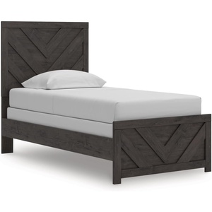 image:imageSignature Design by Ashley Prendonea Kids Twin Bed Frame CharcoalTwin