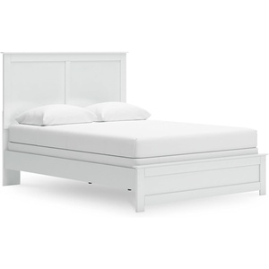 image:imageSignature Design by Ashley Queen Panel Bed White Bostwick Shoals