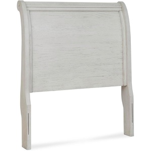 image:imageSignature Design by Ashley Robbinsdale Twin Sleigh Headboard Antique WhiteWhitewash