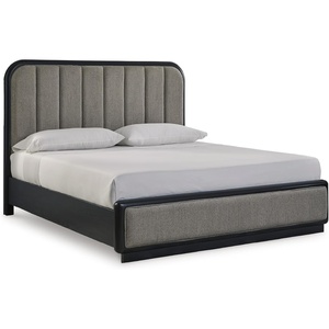 image:imageSignature Design by Ashley Rowanbeck 7 Drawer Bedroom Dresser and MirrorCalifornia King Upholstered Panel Bed