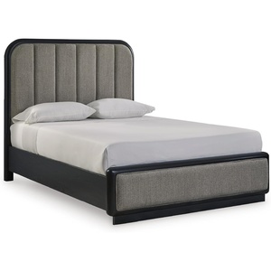 image:imageSignature Design by Ashley Rowanbeck 7 Drawer Bedroom Dresser and MirrorQueen Upholstered Panel Bed