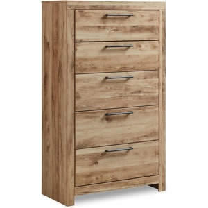 image:imageSignature Design by Ashley Rustic Nightstand with USB Brown Bedside Table153D x 317W x 539H 5 Drawers