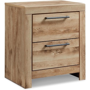 image:imageSignature Design by Ashley Rustic Nightstand with USB Brown Bedside TableOne Size