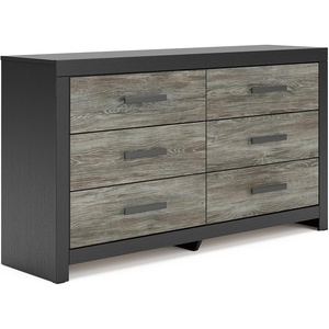 image:imageSignature Design by Ashley Ryderton 6 Drawer Bedroom Dresser Gray153D x 587W x 325H 6 Drawers