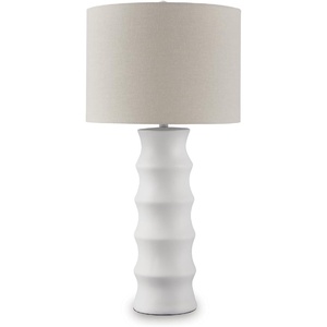 image:imageSignature Design by Ashley Sandorman Horse Table Lamp BronzeWhiteCream