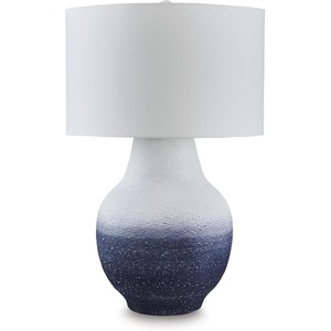 image:imageSignature Design by Ashley Sandorman Horse Table Lamp BronzeWhiteNavy