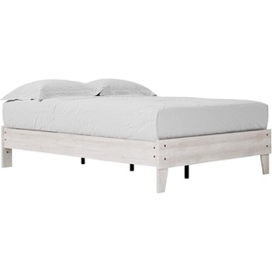 image:imageSignature Design by Ashley Shawburn Full Wood Platform Bed Whitewash