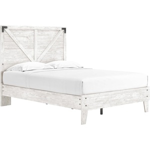 image:imageSignature Design by Ashley Shawburn Queen Farmhouse Platform BedWhiteDark Charcoal Gray