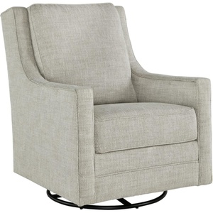 image:imageSignature Design by Ashley Swivel Glider Accent Chair Fog Gray Kambria