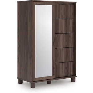 image:imageSignature Design by Ashley Symarro Casual Dressing 5Drawer Chest with Walnut Finish Dark Brown