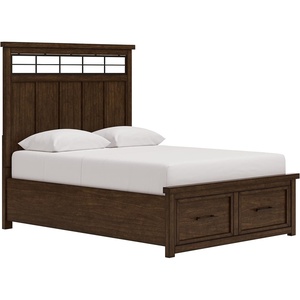 image:imageSignature Design by Ashley Taffenbrook Queen Panel Storage Bed BrownMedium Brown