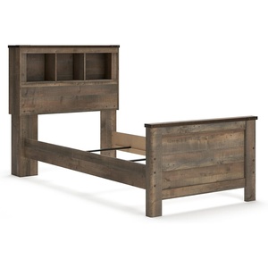 image:imageSignature Design by Ashley Trinell Farmhouse Twin Bed Frame BrownTwin Bookcase Bed