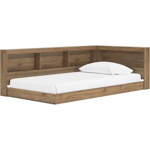 image:imageSignature Design by Ashley Twin Bookcase Storage Platform Bed Honey