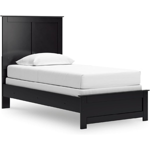 image:imageSignature Design by Ashley Twin Panel Bed Frame Kids Maribel Black