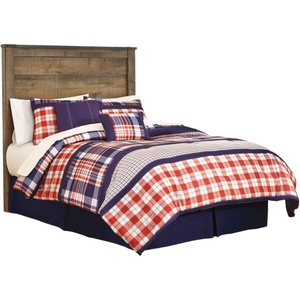 image:imageSignature Design by Ashley Twin Panel Headboard Only Brown TrinellFull