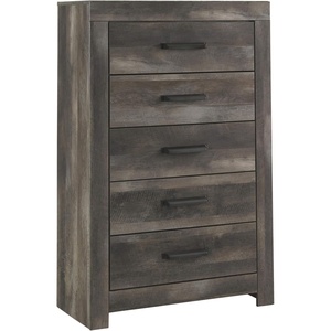 image:imageSignature Design by Ashley Wynnlow Wide 6 Drawer Bedroom Dresser Gray155D x 338W x 51H 5 Drawers