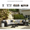 image:imageSignature Design by Ashley 3Seat Outdoor Patio Couch Handwoven WickerBlack  Light Gray