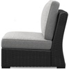 image:imageSignature Design by Ashley 3Seat Outdoor Patio Couch Handwoven WickerBlack  Light Gray