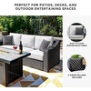image:imageSignature Design by Ashley 3Seat Outdoor Patio Couch Handwoven WickerBlack