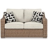 image:imageSignature Design by Ashley 3Seat Outdoor Patio Couch Handwoven WickerBlack
