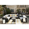 image:imageSignature Design by Ashley 3Seat Outdoor Patio Couch Handwoven WickerBlack