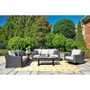 image:imageSignature Design by Ashley 3Seat Outdoor Patio Couch Handwoven WickerBlack