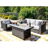 image:imageSignature Design by Ashley 3Seat Outdoor Patio Couch Handwoven WickerBlack
