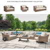 image:imageSignature Design by Ashley 3Seat Outdoor Patio Couch Handwoven WickerBrown