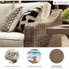 image:imageSignature Design by Ashley 3Seat Outdoor Patio Couch Handwoven WickerBrown