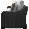 image:imageSignature Design by Ashley 3Seat Outdoor Patio Couch Handwoven WickerBrown