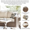 image:imageSignature Design by Ashley 3Seat Outdoor Patio Couch Handwoven WickerBrown