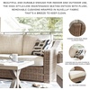 image:imageSignature Design by Ashley 3Seat Outdoor Patio Couch Handwoven WickerBrown