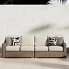 image:imageSignature Design by Ashley 3Seat Outdoor Patio Couch Handwoven WickerBrown