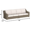image:imageSignature Design by Ashley 3Seat Outdoor Patio Couch Handwoven WickerBrown
