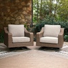 image:imageSignature Design by Ashley 3Seat Outdoor Patio Couch Handwoven WickerLight Brown