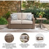 image:imageSignature Design by Ashley 3Seat Outdoor Patio Couch Handwoven WickerLight Brown