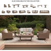 image:imageSignature Design by Ashley 3Seat Outdoor Patio Couch Handwoven WickerLight Brown