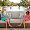 image:imageSignature Design by Ashley 3Seat Outdoor Patio Couch Handwoven WickerLight Brown