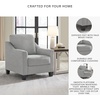 image:imageSignature Design by Ashley Adlai Casual Upholstered Chair Light Gray
