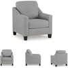image:imageSignature Design by Ashley Adlai Casual Upholstered Chair Light Gray