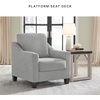 image:imageSignature Design by Ashley Adlai Casual Upholstered Chair Light Gray