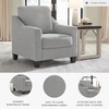 image:imageSignature Design by Ashley Adlai Casual Upholstered Chair Light Gray