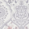 image:imageSignature Design by Ashley Avaleigh Contemporary Ruffle Striped amp Floral Design Reversible Twin Comforter with One Sham Set Pink White Gray