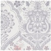 image:imageSignature Design by Ashley Avaleigh Contemporary Ruffle Striped amp Floral Design Reversible Twin Comforter with One Sham Set Pink White Gray